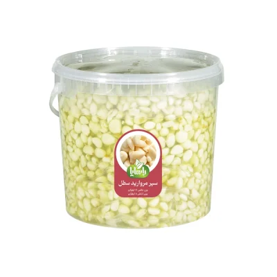 خرید و قیمت سیر مروارید سطلی | خرید و قیمت سیر ترشی مروارید سطلی پوست کنده